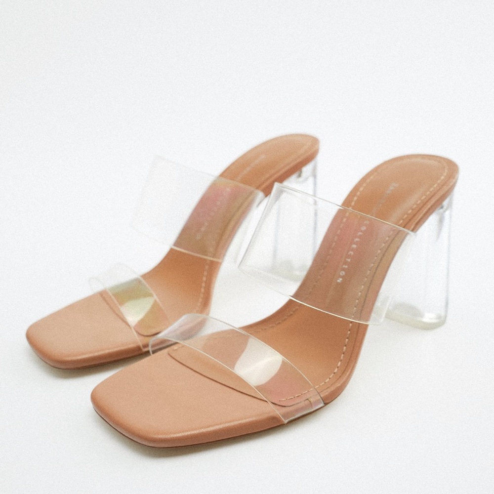 Zara Vinyl Sandals